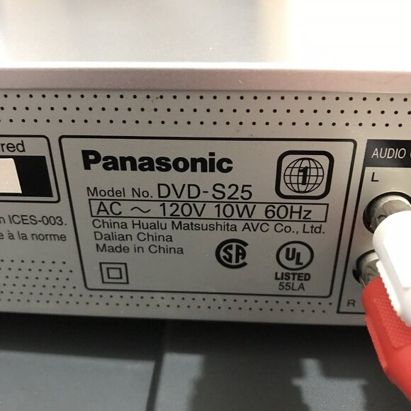 Panasonic DVD-S25U DVD/CD Player  Fully Tested Video Progressive Scan *No Remote - Picture 9 of 11